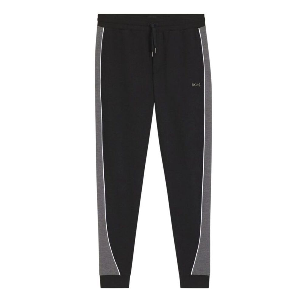 Boss Mens Side Stripe Tracksuit Bottoms / Black